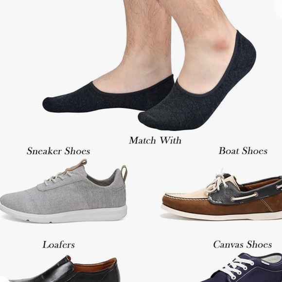 Other - Men’s no show socks white size 6-10